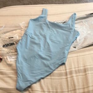 Fashion nova blue swimsuit